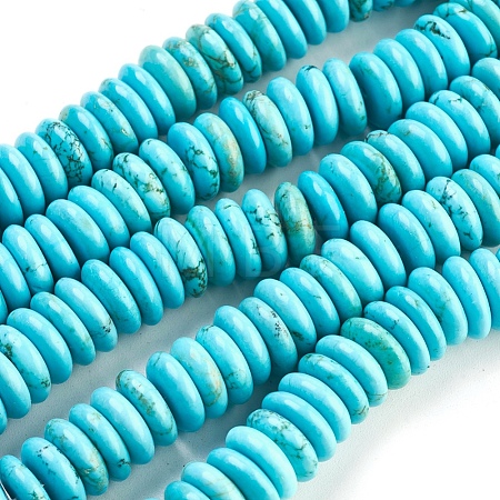 Natural Magnesite Heishi Beads Strands TURQ-G102-03A-1
