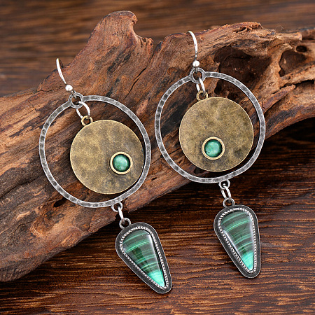 Alloy Enamel Dangle Earrings FS-WG6E131-14-1