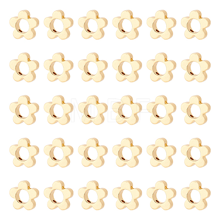 30Pcs Brass Bead Frames KK-DC0002-54-1
