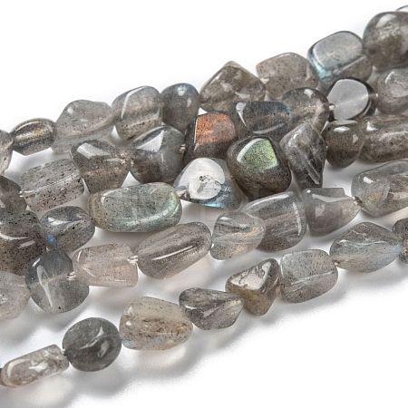 Natural Labradorite Beads Strands G-G018-24-1