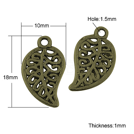 Tibetan Style Alloy Pendants TIBEP-20336-AB-NR-1