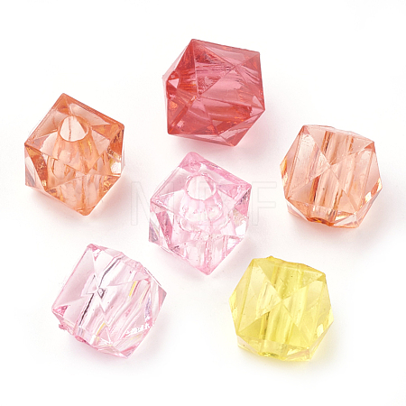 Transparent Acrylic Beads X-MACR-S296-55-1
