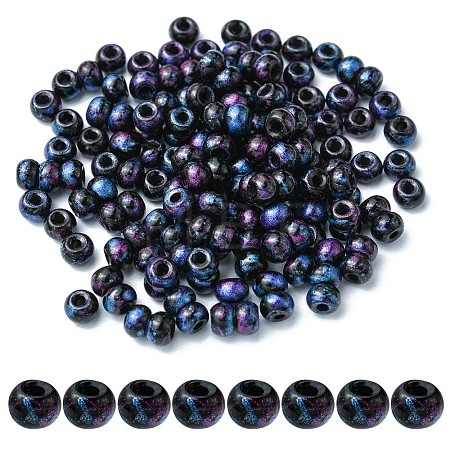 6/0 Opaque Glass Seed Beads SEED-YW0002-13I-1