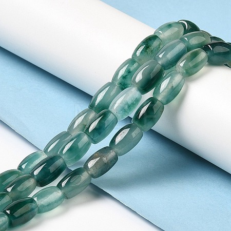 Natural Dyed White Jade Beads Strands G-M402-A01-10-1