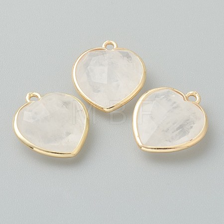 Natural Quartz Crystal Pendants G-B009-03G-D-1