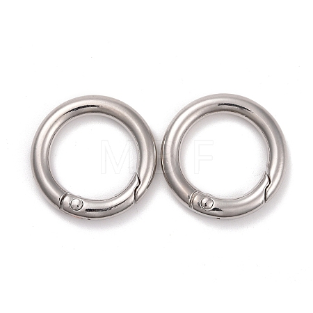 Alloy Spring Gate Rings PALLOY-M015-01P-1