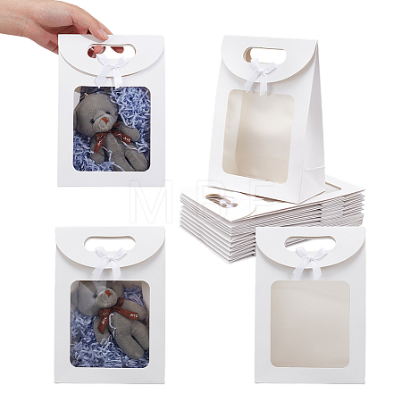 Rectangle Kraft Paper Gift Bags ABAG-WH0038-27A-02-1