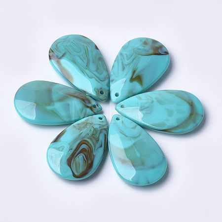 Acrylic Pendants X-OACR-T007-03J-1