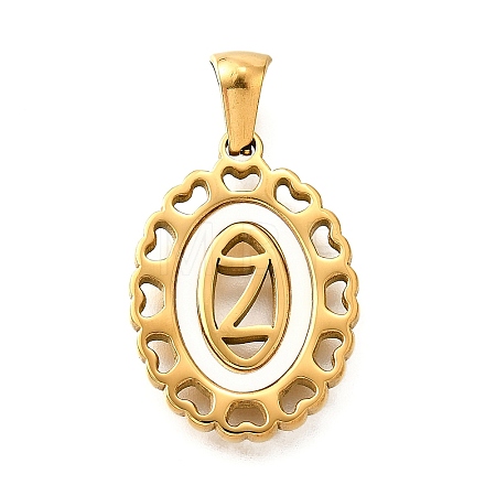 Golden 304 Stainless Steel Pendants STAS-K300-02G-Z-1