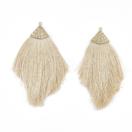 Polyester Tassel Big Pendant Decorations FIND-T042-07-1
