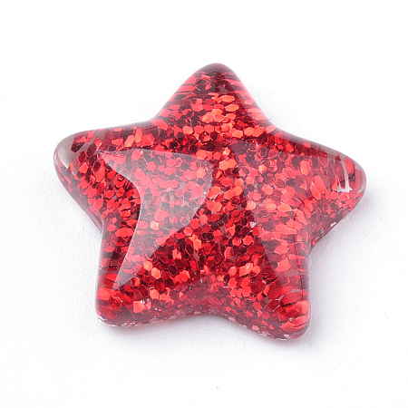 Resin Cabochons CRES-Q196-27G-1