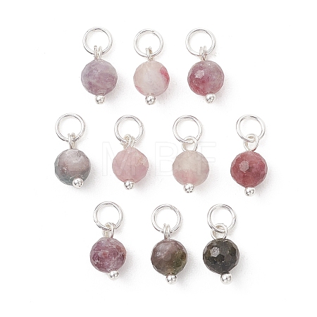 Natural Plum Blossom Tourmaline Pendants PALLOY-JF05440-03-1