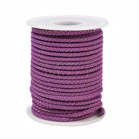 Nylon Round Milan Cord with Metallic Thread FB-CBA735D-01-1
