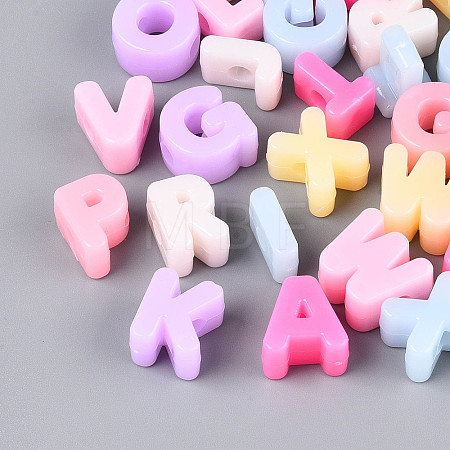 Imitation Jelly Acrylic Beads OACR-N150-28-1