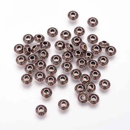 Tibetan Style Alloy Spacer Beads LS-RLF0725Y-NF-1