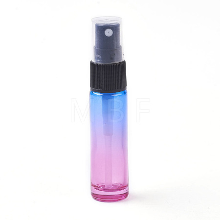 10ml Glass Gradient Color Refillable Spray Bottles MRMJ-WH0011-C01-10ml-1
