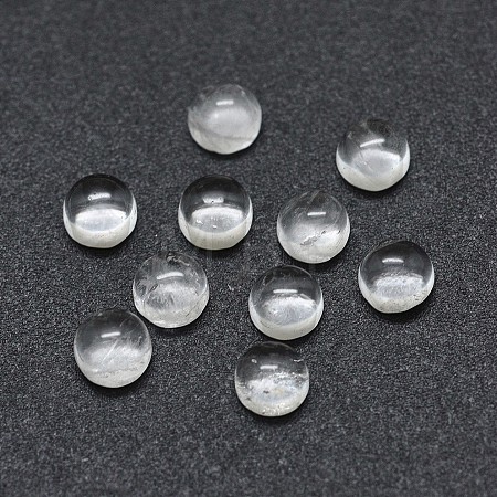 Natural Quartz Crystal Cabochons G-O175-23-08-1