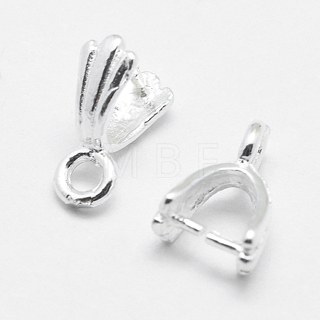 925 Sterling Silver Pendant Bails STER-E050-12S-1