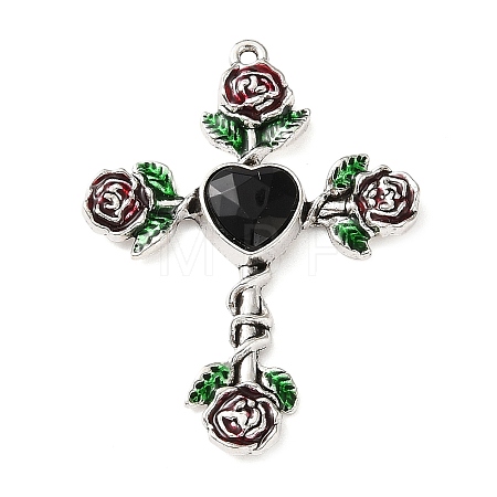 Easter Alloy with Enamel Big Pendants RB-C001-01B-1