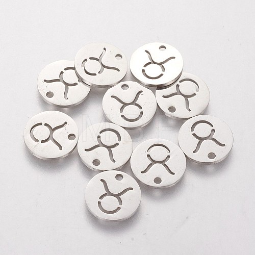 Non-Tarnish 304 Stainless Steel Charms STAS-Q201-T095-2-1