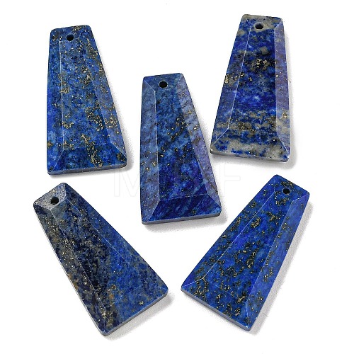 Dyed Natural Lapis Lazuli Pendants G-G123-02E-1