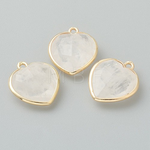 Natural Quartz Crystal Pendants G-B009-03G-D-1