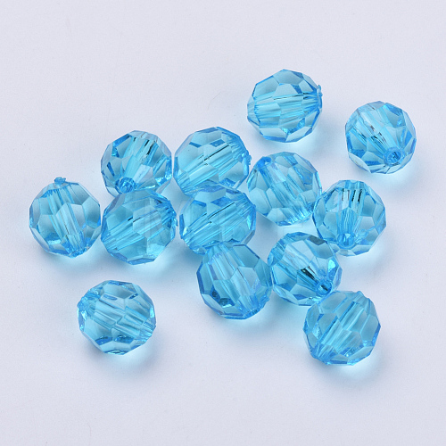 Transparent Acrylic Beads TACR-Q257-14mm-V40-1