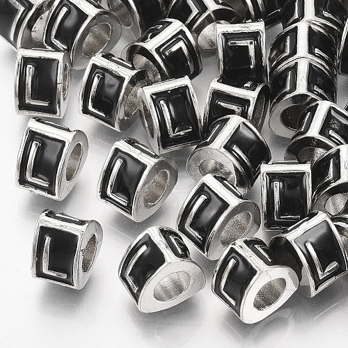 Alloy European Beads MPDL-S038-09L-1