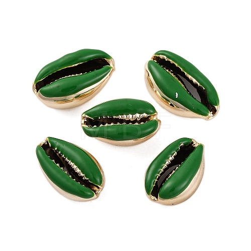 Electroplated Cowrie Shell Beads SSHEL-M023-05D-1