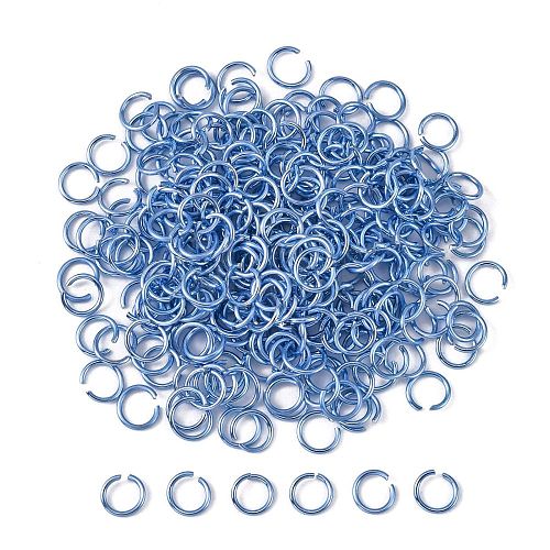 Aluminum Wire Open Jump Rings ALUM-R005-0.8x6-19-1