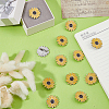 16Pcs Platinum Enamel Pin JEWB-FH0003-17-4