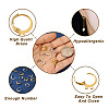  Jewelry 180Pcs 6 Style Brass Leverback Earring Findings KK-PJ0001-19-11