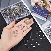300Pcs 304 Stainless Steel Flat Round Blank Peg Earring Post STAS-SC0007-33C-3