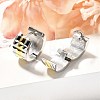 304 Stainless Steel Hoop Earrings for Women EJEW-C096-51GP-5