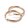 201 Stainless Steel Hoop Earrings LS-EJEW-F205-14G-A-2