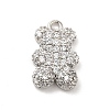 Brass Micro Pave Cubic Zirconia Pendants KK-Q772-05P-1