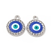 Alloy Crystal Rhinestone Pendants FIND-C019-15P-2