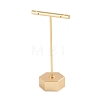 Aluminum Alloy T- Shape Earring Display Stand EDIS-WH0005-07G-A-1