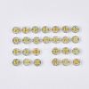 Plating Transparent Acrylic Beads TACR-T008-01A-2