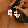 Acrylic Dangle Earrings FS-WG2F752-06-1