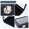Wood Coverd with PU Leather Necklaces Display Cases AJEW-WH20054-340A-5
