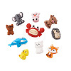 10Pcs 10 Styles Silicone Beads SIL-TA0003-40-2