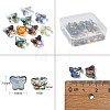 100Pcs 10 Colors Electroplate Transparent Glass Beads EGLA-CJ0001-13-2