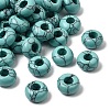 Synthetic Turquoise European Large Hole Beads X-G-Q442-15-1