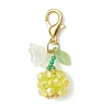 Fruit & Flowers Glass Seed Beads Pendant Decorations HJEW-MZ00407-01-2