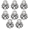 Glass Rhinestone Embroidery Sew on Ornament Accessories PATC-WH0021-070F-1