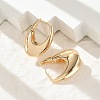 Brass Hoop Earrings for Women LS-EJEW-U041-04G-3