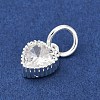 Brass Micro Pave Cubic Zirconia Pendants LS-KK-H204-01S-05-2