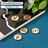 Real 14K Gold Plated Brass Connector Charms KK-TAC0017-04G-01-6