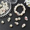 20Pcs 4 Styles Baroque Style ABS Plastic Imitation Pearl Beads SACR-YW0002-16-4